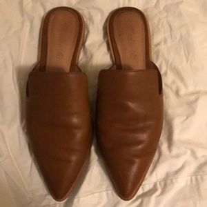 MADEWELL Brown Leather Flats Size 8